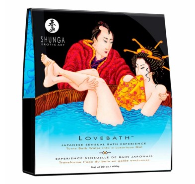 Zestaw do żelowej kąpieli - Shunga Lovebath Ocean Temptations 650g